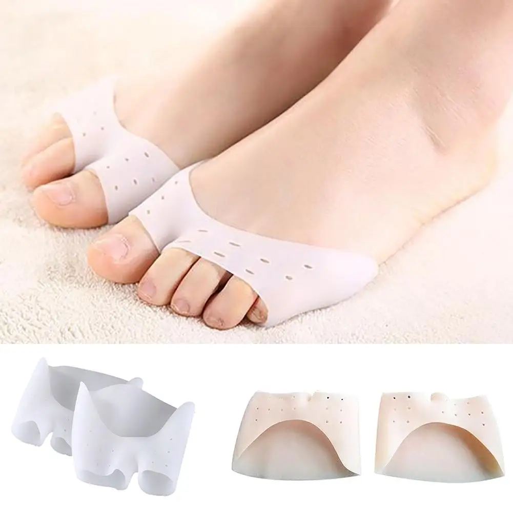 1 Pair Bunion Treatment Corrector Silicone Forefoot Pad Big Toe Separator Sleeve