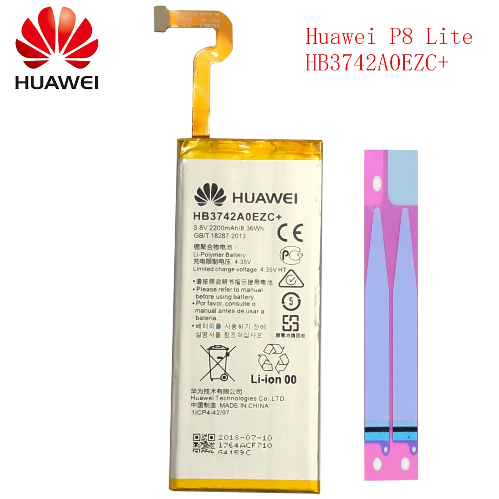 Мазь Хуа Вэй Замена телефон Батарея для huawei P9 P10 Lite Honor 8 9 Lite 9i 5C 7C 7A наслаждаться фотоаппаратов моментальной печати 7S 8 8E Nova Lite 3E GT3 HB366481ECW - Цвет: HB3742A0EZC