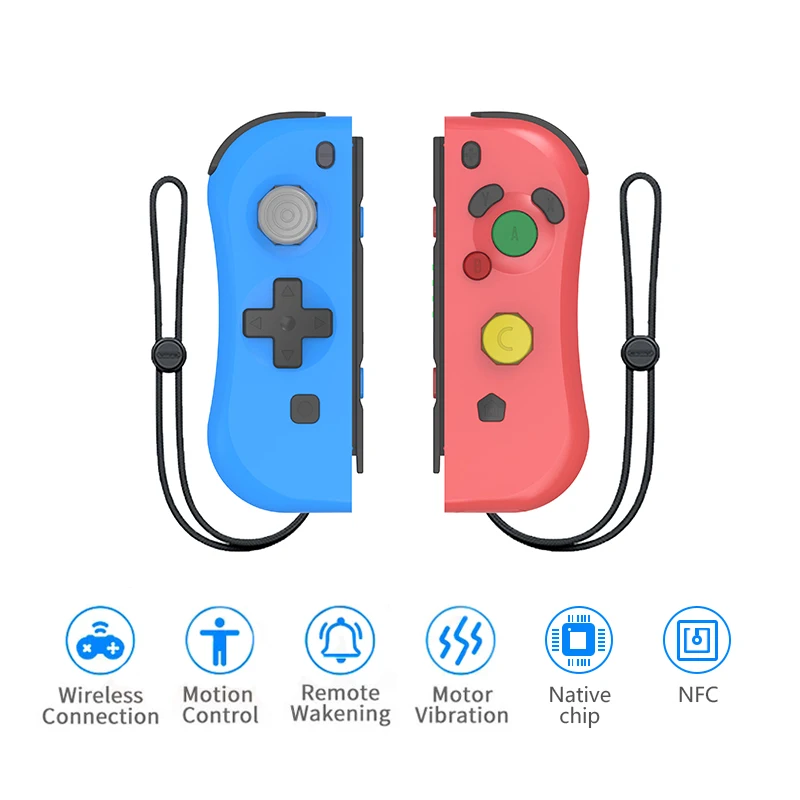 Joycon правый и левый контроллер с функцией NFC беспроводные геймпады Joycon для nintendo Switch аксессуары