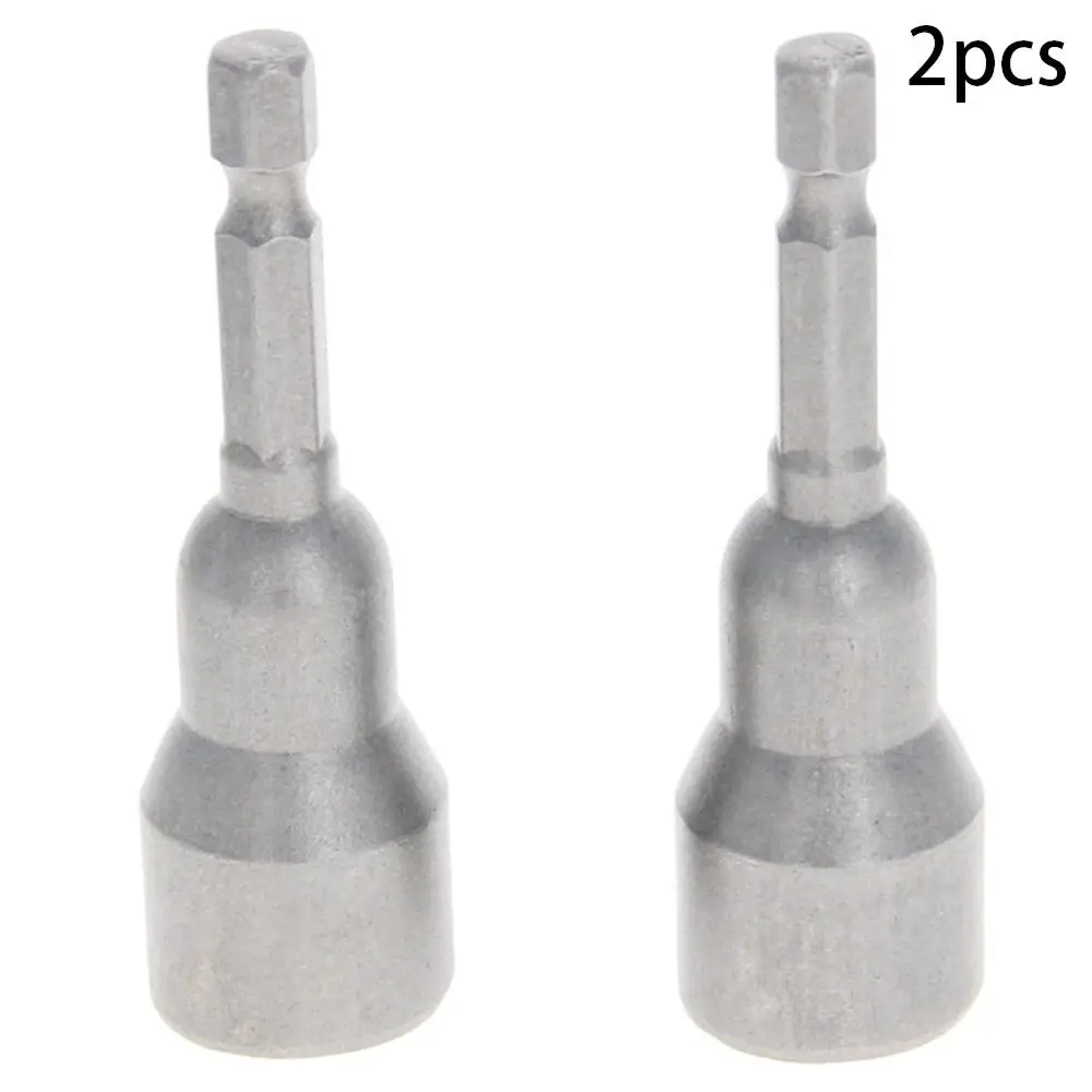 H13x65mm Utoolmart Профессиональный 2 шт 1/" шестигранный Разъем 65 мм длиной 7 мм/13 мм металлическая ударная гайка сеттер драйвер бит адаптер - Цвет: H13x65mm
