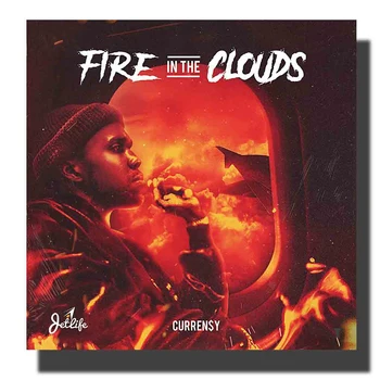 

L229 Curren$y Fire In The Clouds Cover Poster 2019 Album Silk Decor Canvas Wall Picture Decoration Room12x12 24x24in