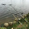 Fishing Equipment Telescopic Fishing Rods Holder Stands Folding Aluminum Alloy for Hand Carp Fishing Rods1.5m/1.7m/2.1m ► Photo 3/6