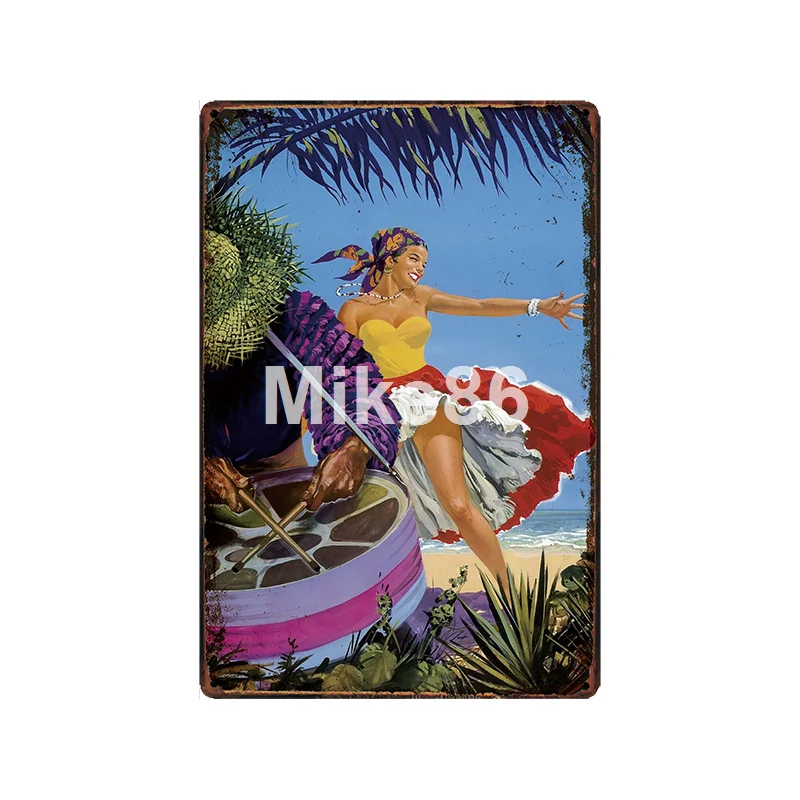 [Mike86] Гавайи Гавана Израиль Индия Мексика Бразилия металлический знак винтажный магазин ретро город путешествия Живопись Искусство 20*30 см LT-1933 - Цвет: GLC-15133