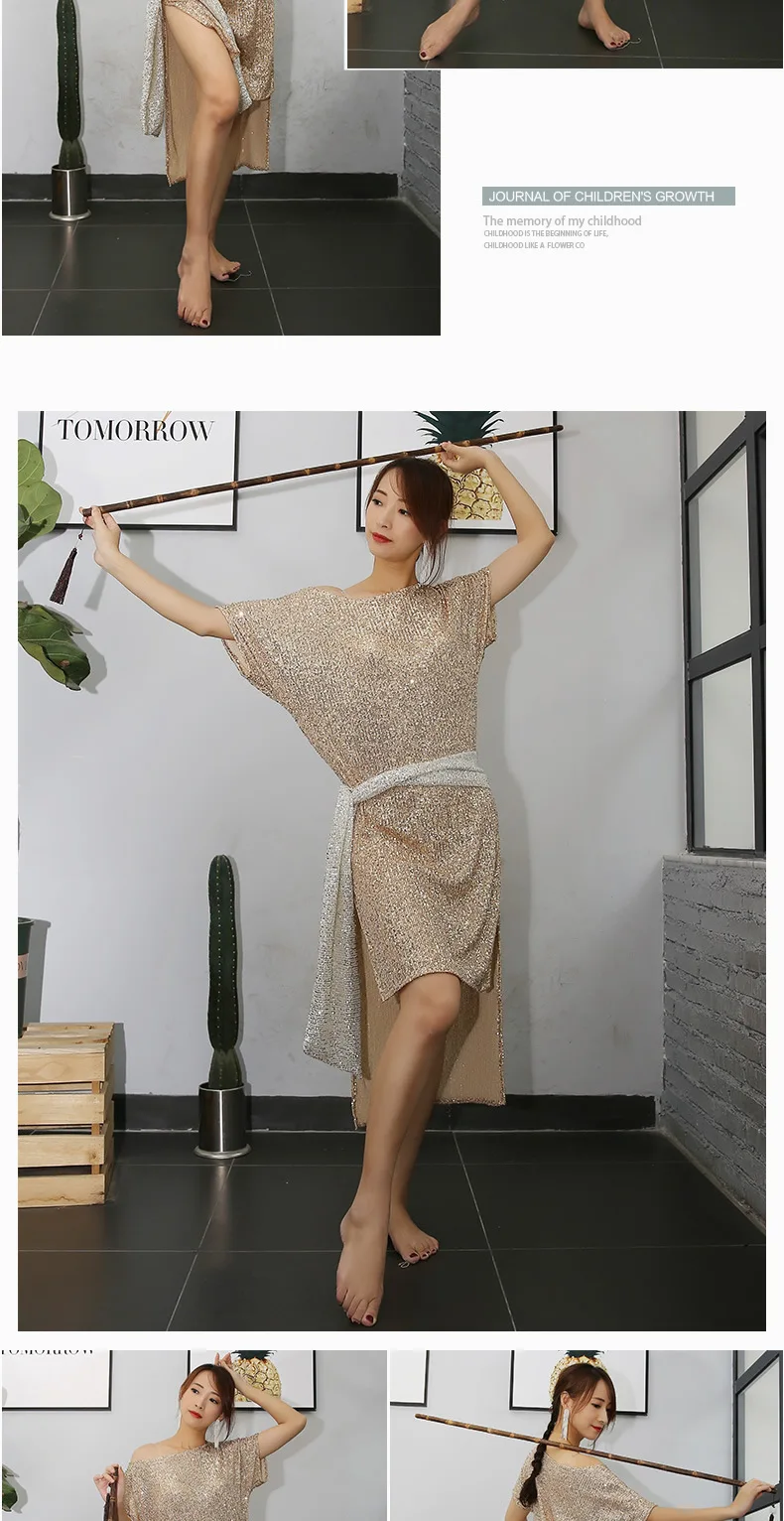 Женская танцевальная одежда Baladi Shabby Saidi одежда для танца живота кафтановое платье традиционные платья Khaleeji tobe ослепляющий комплект из 4 предметов