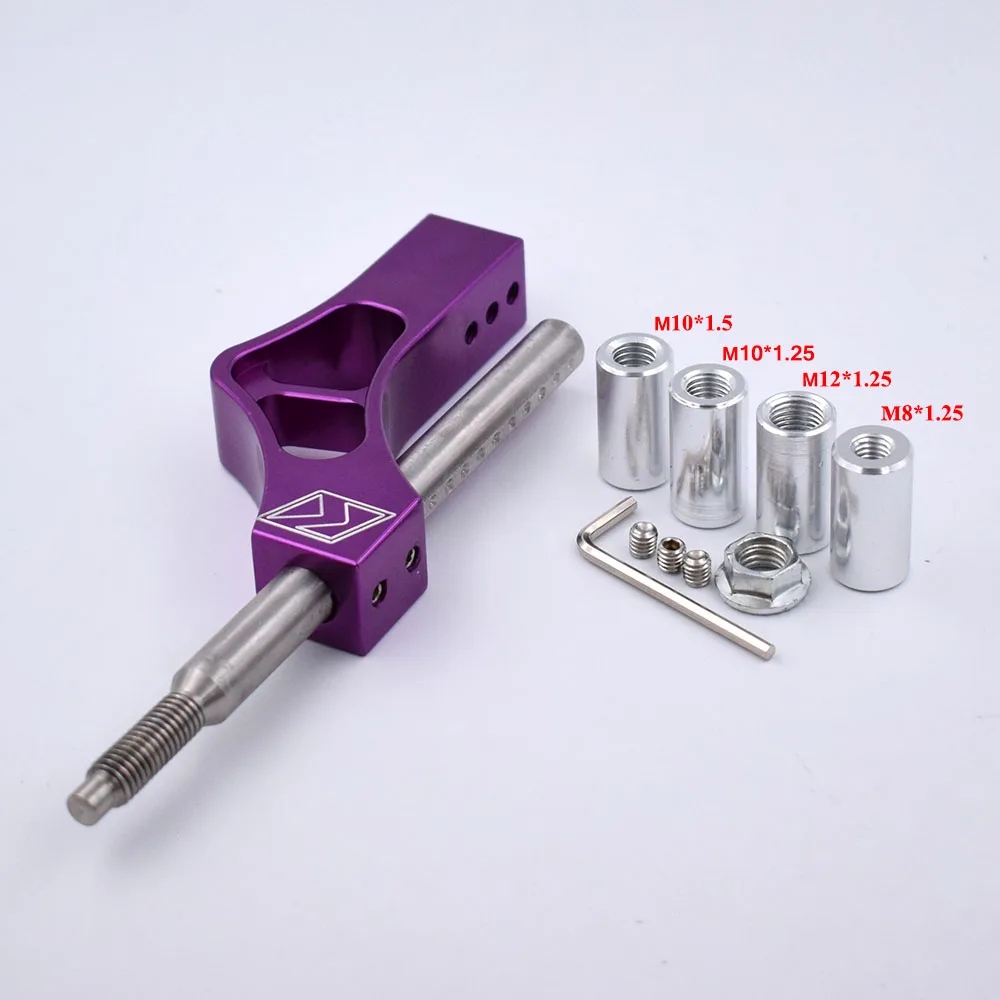 Aluminum Car Gear Shifter Extender Adjustable Lever Shift Knob Fit For