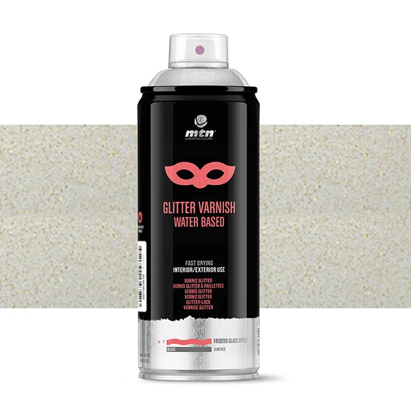 Vernice Spray Marca Mtn Pro Colore Vernice Ral Glitter Oro 400Ml Asciugatura Molto Veloce Resistente Esterno Alta Adesione