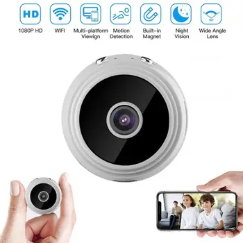 1080P HD Mini IP WIFI Camera Motion Detection Alert Multi-user Wireless APP Control Wide View Angle Home Security Micro SD Card 1