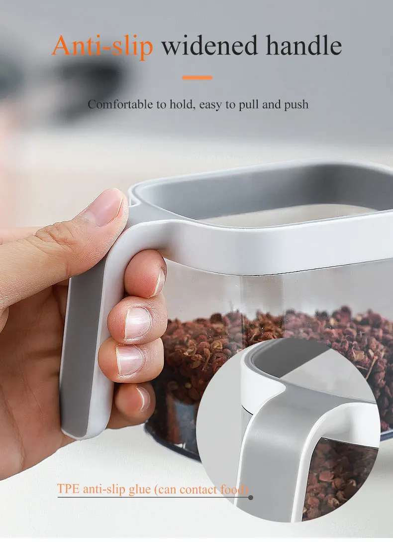 Ecoco Wall Mount Spice Rack Sugar Bowl Salt Shaker Seasoning Container Spice Boxes description image 14