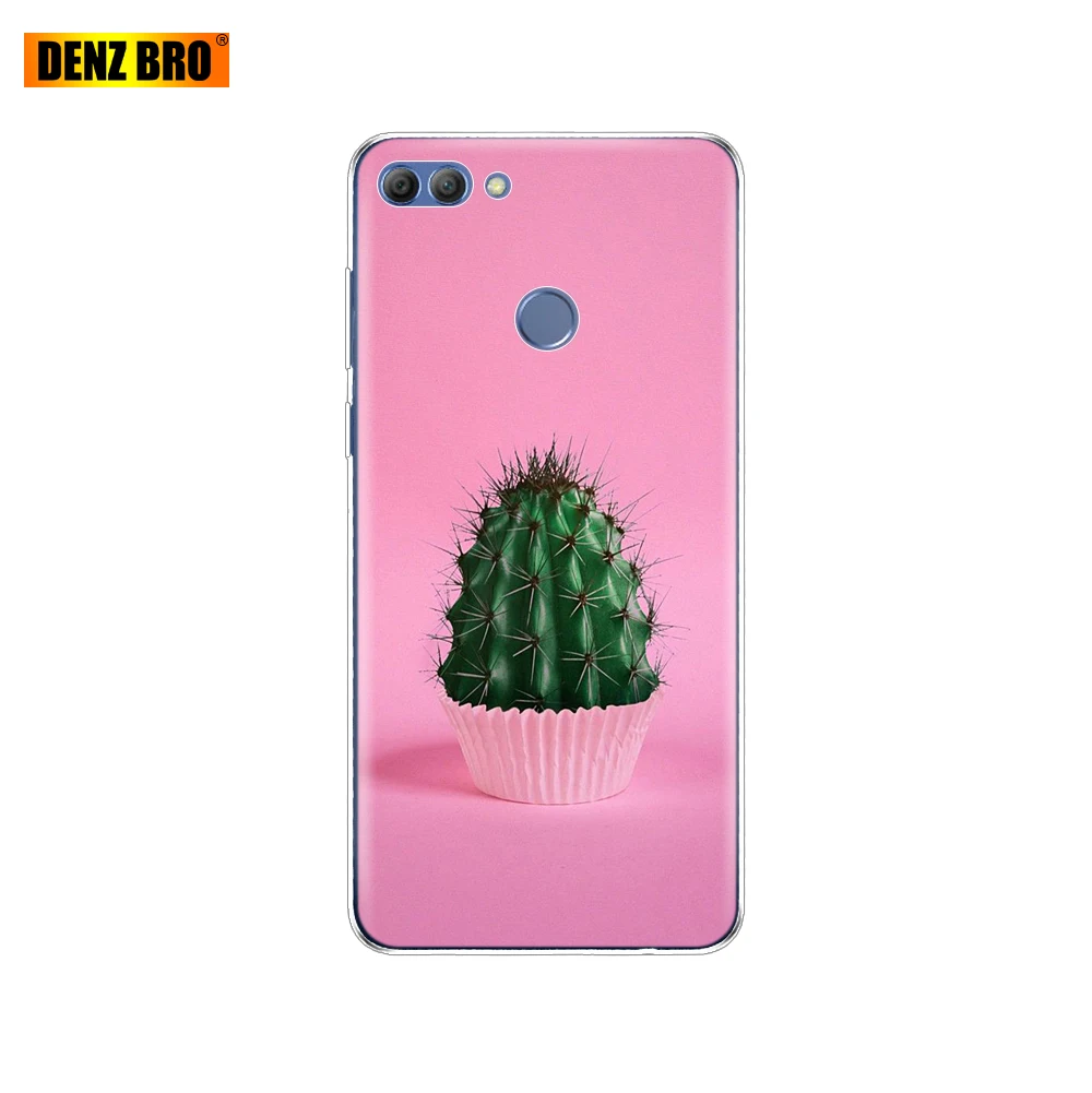 61950 Чехол для huawei P smart Enjoy 7 S, мягкий силиконовый чехол для телефона из ТПУ с полной защитой, прозрачный чехол-бампер - Цвет: 61950