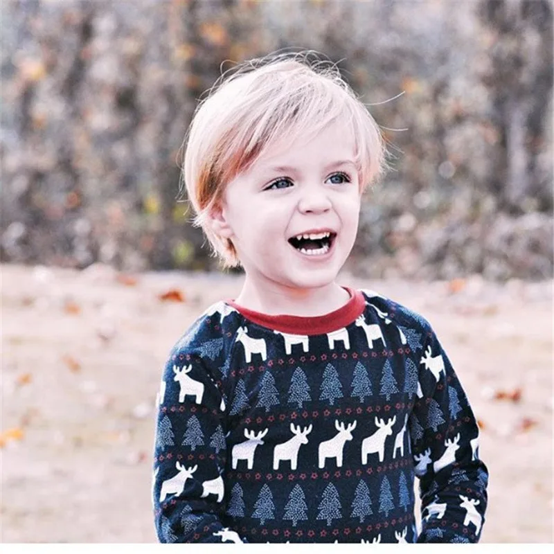 Рождественский пижамный комплект для всей семьи, Рождественская одежда для сна в морском стиле с оленем для взрослых и детей, ночная рубашка для вечеринки одежда для домашней вечеринки, хлопковые пижамы C0673