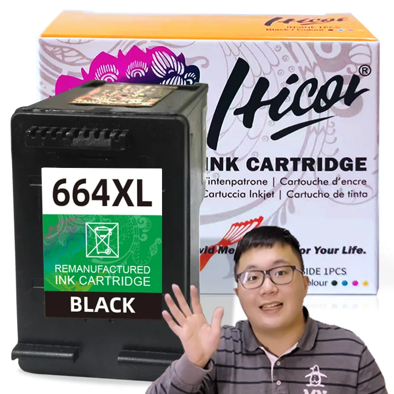 HicorRemanufacturedforHP664XLforhp664InkCartridgeBlack