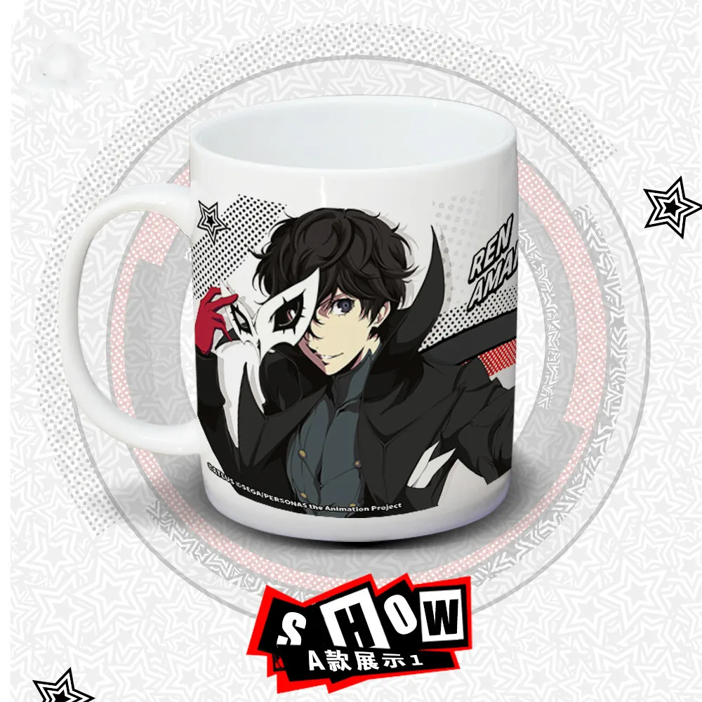 Ainme P5 Persona 5 OKER Ren Amamiya Akira Kurusu JPrinting кружка для косплея керамическая Повседневная чашка для напитков Рождественский подарок