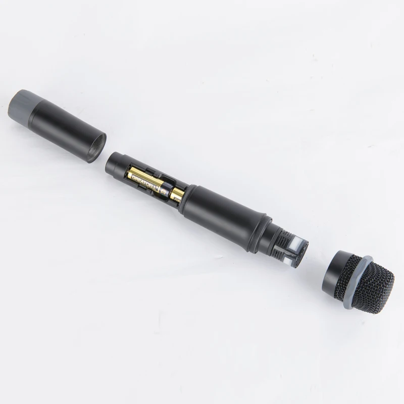 OKMIC OK-4D OK-5500 Профессиональный UHF/PLL Настоящее разнообразие Двойные каналы караоке беспроводной карманный микрофон системы 512 МГц-537 МГц