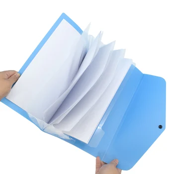 

1Pcs Desk Organizer File Folder Document Bag Large Capacity Multi-Function Data Storage Bag Office Supplies Stationery