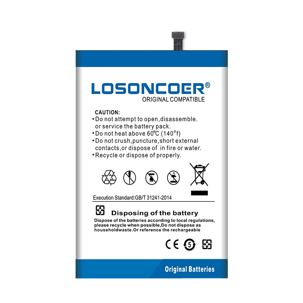 LOSONCOER 4500mAh Maya аккумулятор Max для bluboo Maya Max батареи высокого качества для мобильных телефонов+ Подарочные инструменты