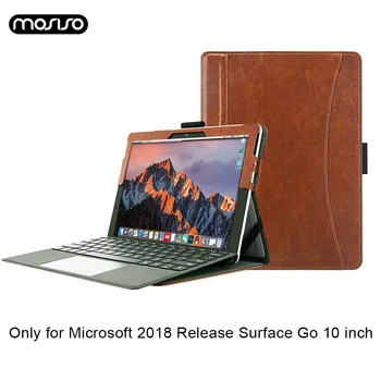 

PU Leather Case Compatible with Microsoft 2018 Release Surface Go 10 Inch Tablet Light weight Book Folio Protective cover case