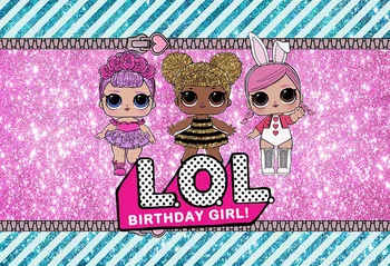 

Rose pink girl Birthday background photography vinyl printing photo backdrops for Professional photo studio backdrops LV-675