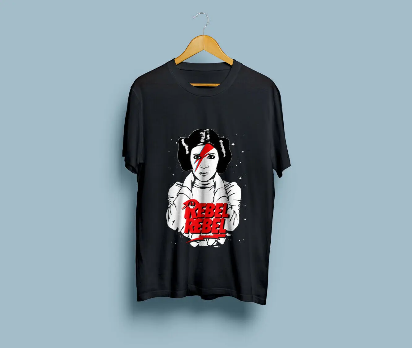 rebel rebel princess leia t shirt