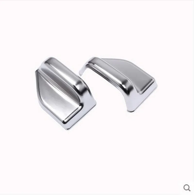 

For Mercedes Benz B CLA GLA Class W117 C117 W246 2 Pcs Carbon Fiber ABS Chrome Safety Belt Cover Trim Car Accessories