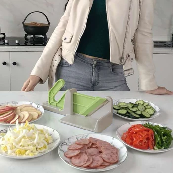 

Innovative Household Shredder Kitchen Manual Fruit Vegetable Chopper Slice Dice Cutter J99Store