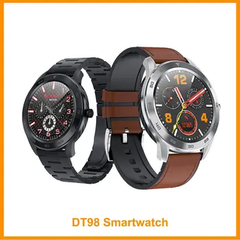 

USA Warehouse DT98 Smart Watch IP68 Waterproof 1.3 Round HD Screen ECG Detection Multi Dials Smartwatch bluetooth