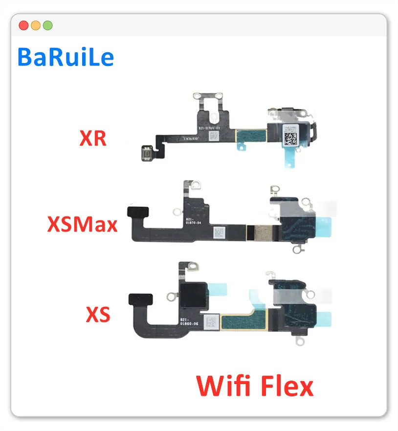 BaRuiLe 20 шт. Wifi гибкий кабель для iphone 5S 6 6S Plus X XS антенна сетевой сигнал лента запасные части для iphone 7 8 XR XSM