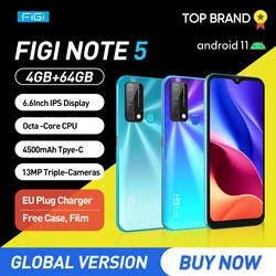 FIGI Note 5 Android 11 Mobile Phone Octa Core 6.6