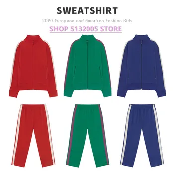 

Pre-sale 2020 Autumn and Winter New TAO Children's Trendy Zipper White and Red Outdoor Sports Suit