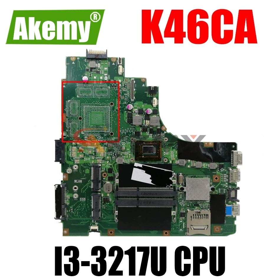 Материнская плата AKEMY K46CM для ноутбука ASUS K46CA K46CB K46C оригинальная материнская