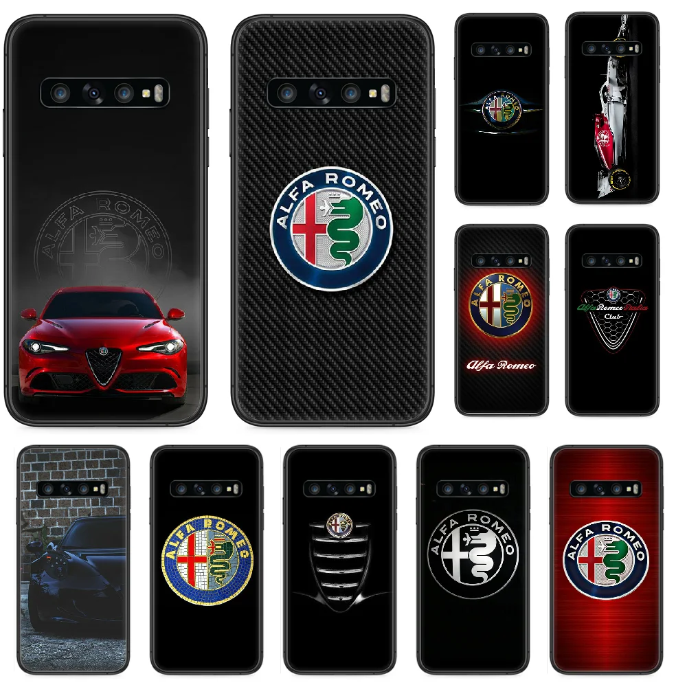 Чехол для телефона Alfa Romeo с логотипом автомобиля Samsung Galaxy S 10 20 3 4 5 6 7 8 9 Plus E Lite Uitra