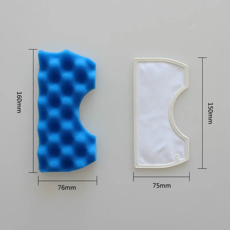 Vacuum cleaner hepa filter kit Blue Sponge Filter + Dust Hepa Filter Samsung DJ63-00669A SC43-47 SC4520 SC4740 VC-9625 VC-BM620 Vacuum Cleaner 1 pcs + 1 pcs