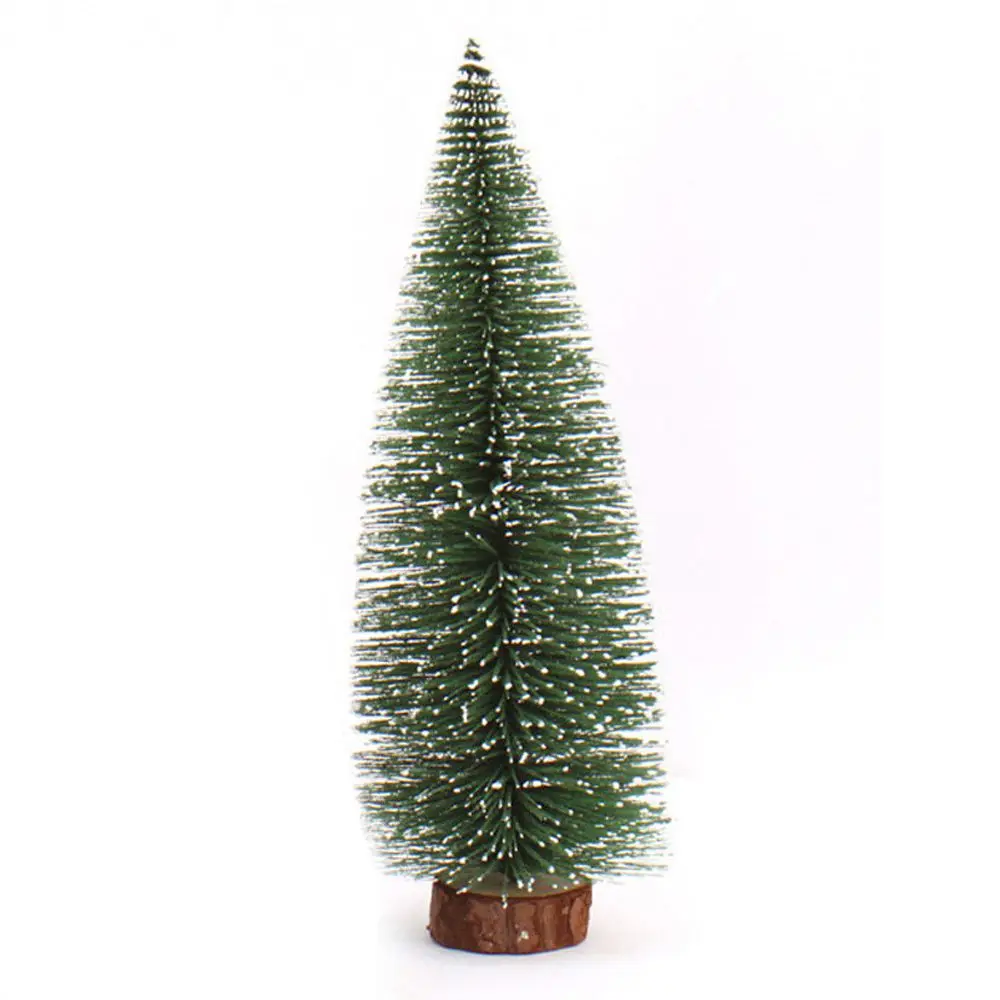 Мини-елка, маленькая сосновая елка, помещенная в рабочий стол, Рождественское украшение для дома, Рождество