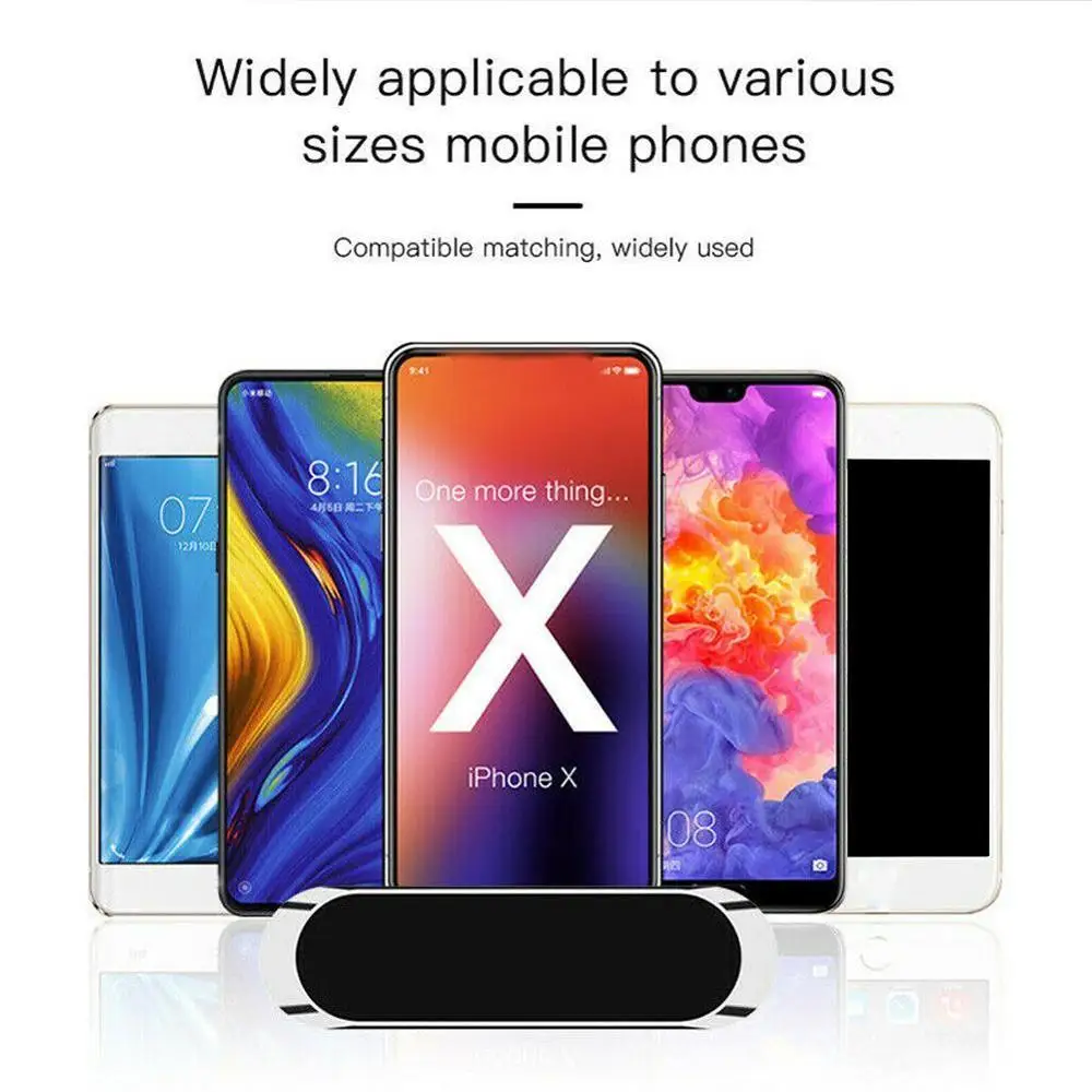 Мини полоса форма Магнитная автомобильная подставка для телефона для iPhone samsung Xiaomi настенный металлический магнит gps автомобильное крепление приборная панель