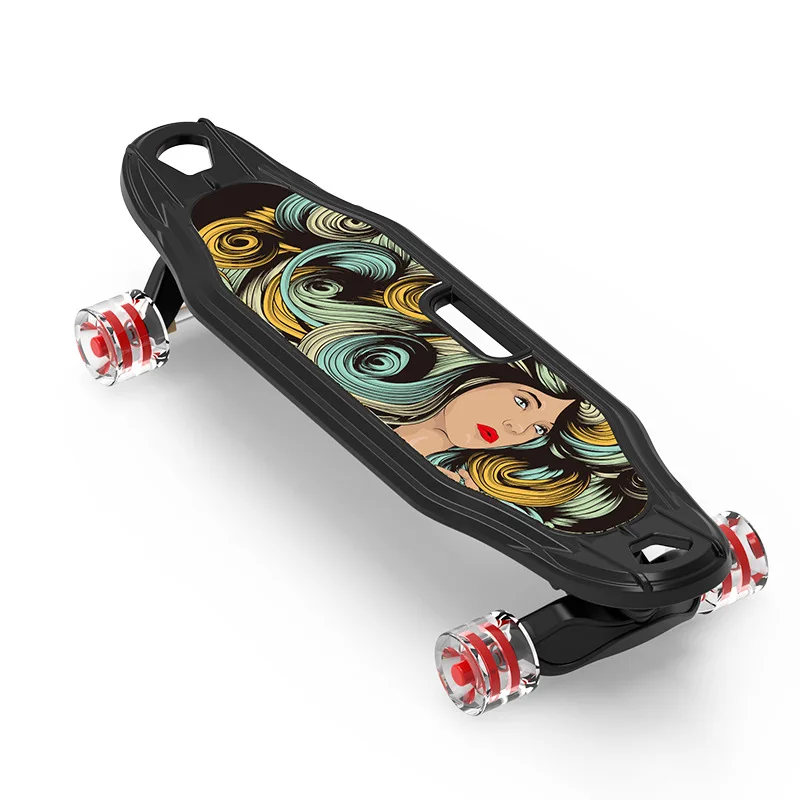 

Children Plastic Skate Scooter Beginners Skateboard Four Wheel Flash Skateboard Adult Scooter Lengthen Single Rocker Board