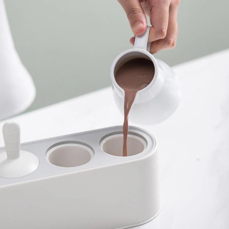 Ice Pops Mold Silicone Popsicles Maker Easy Release Cream Tray Holder For Baby Food Tools | Дом и сад