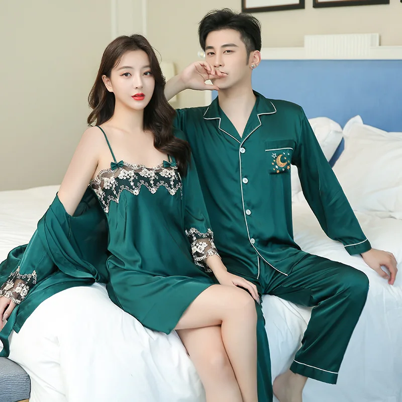 Sexy Lace Babydoll Satin Sleepwear Set For Women Pajama Suits With Lingerie  Nightwear And Underwear From Chivalife, $14.84 | DHgate.Com