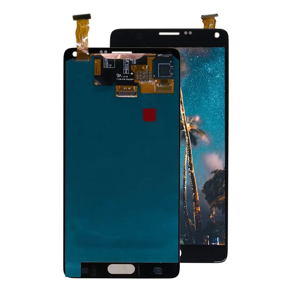 Для samsung Galaxy Note 4 N910A SM-N910V AMOLED дисплей экран дигитайзер сенсорная панель стекло сенсор сборка Замена+ Инструменты