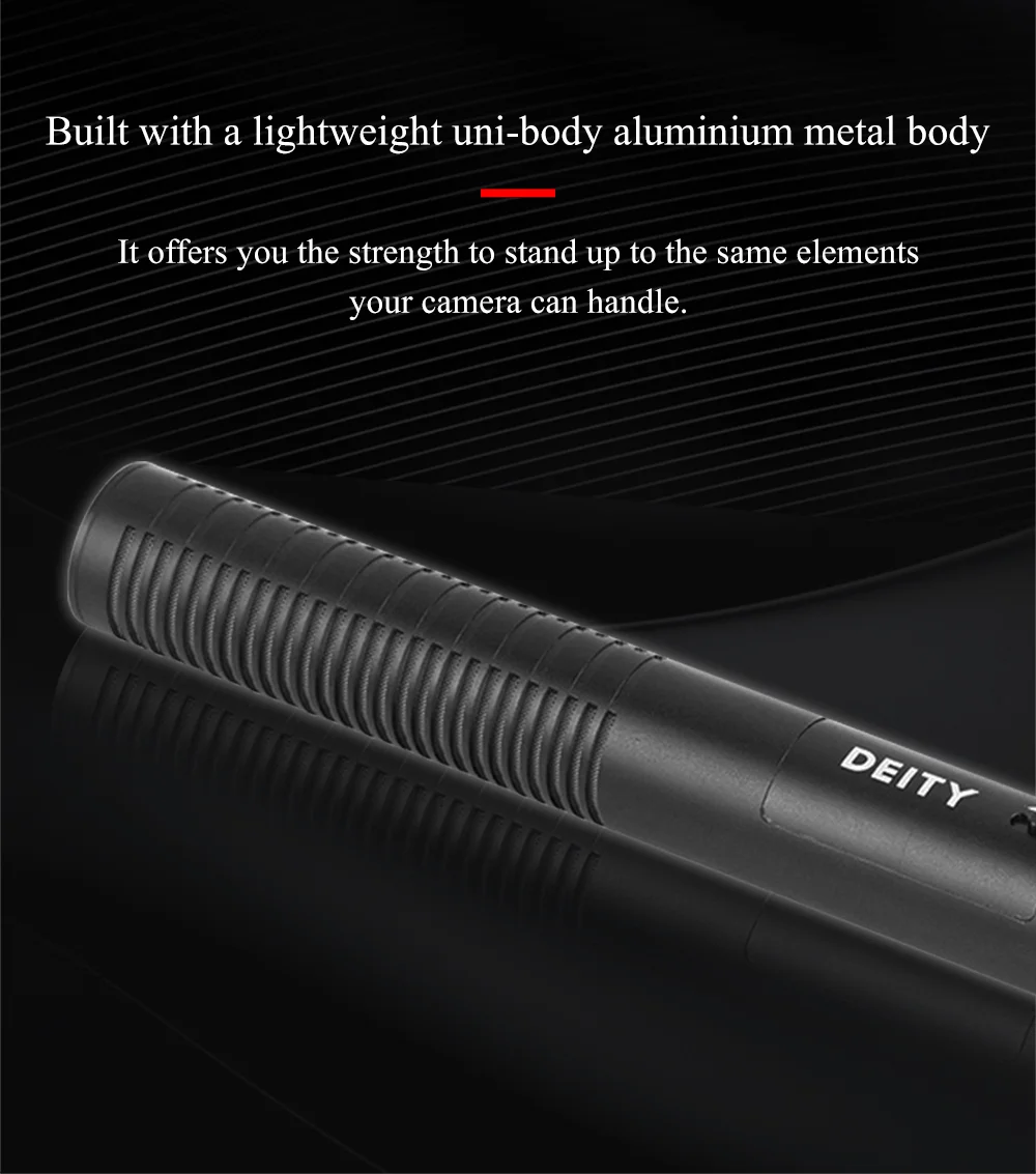 Микрофон Deity V-Mic D3, превосходный звук по оси, низкий уровень шума, искажение для цифровой зеркальной камеры, видеокамеры, регистратора, телефона, ноутбука, планшета