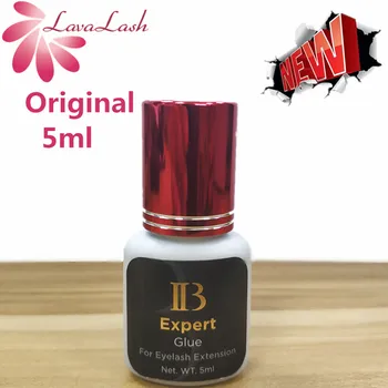

5ml IB Expert Glue Fast Drying Strong False Eye Lash Extension Glue Retention 5-6W Eyelash Extension Glue Original wine red cap