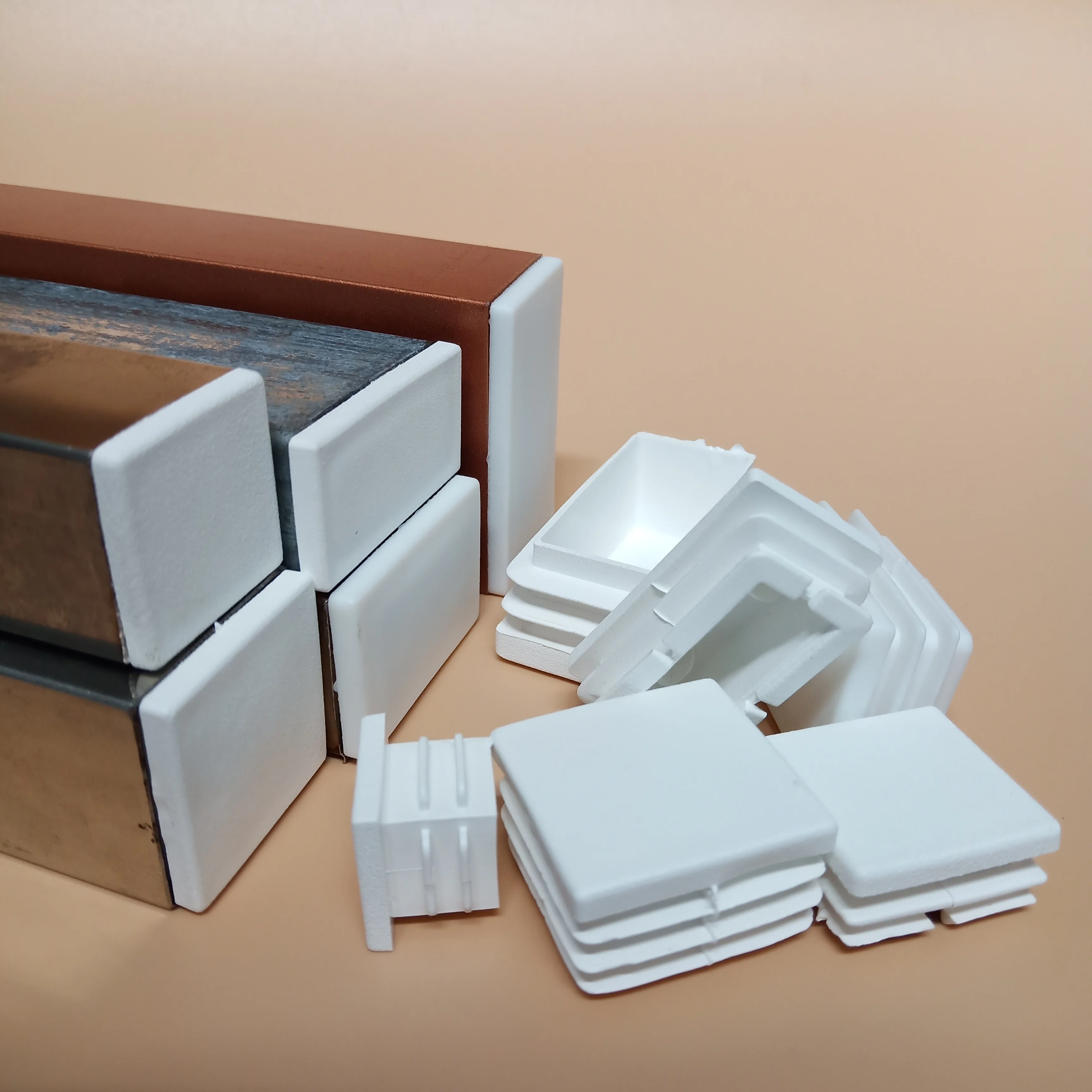 Заглушка из нержавеющей стали белая пластиковая заглушка круглая железная труба