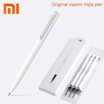 

100% Original Xiaomi Mijia Signpen 9.5mm Durable Signingpen Premec Smooth Switzerland Refill MiKuni Japan Ink+3pcs ink