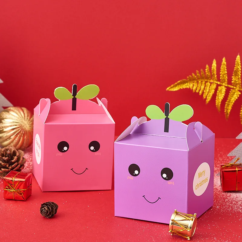Мультяшная изысканная коробка с рождественскими конфетами navidad Рождество ЕВА бумажная Подарочная коробка Упаковка коробки для коробки