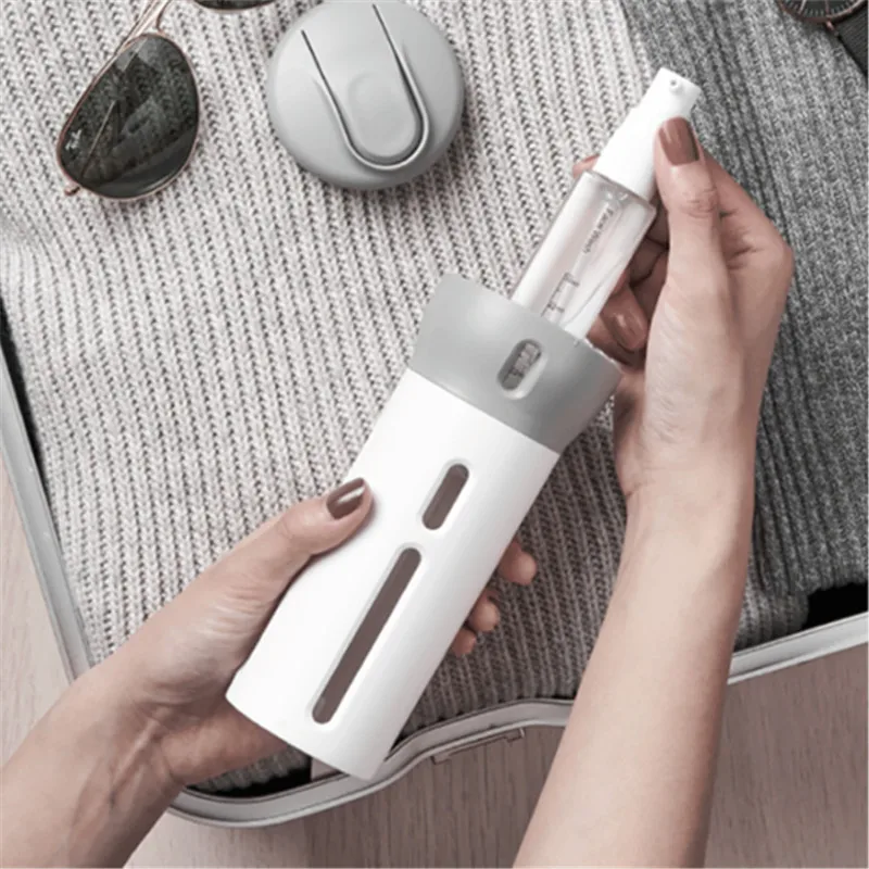 

High Quality Fashion Small Travel 4 in 1 Bottles Set Leakproof Travel Bottles Portable Refillable Containers TK-ing