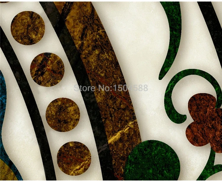 do pvc, telhas de mármore 3d, mural