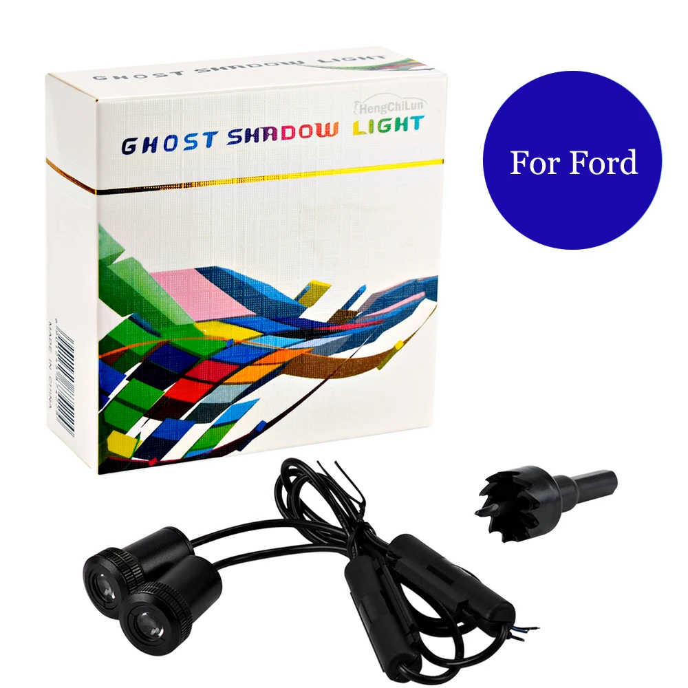 1 пара 3D Ghost Shadow Light для Ford Focus MK2 3 фьюжн фиеста ST S MAX Ranger Kuga Mondeo MK4 Добро пожаловать Свет автомобильная лампа на дверь