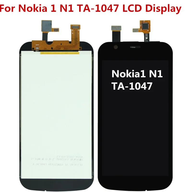 

100%original lcd display Tested 4.5 inch LCD Display for Nokia 1 LCD Display Touch Screen Digitizer Full Assembly Replacement