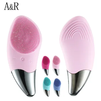 

Facial Cleansing Brush Face Deep Wash Usb Brosse Visage Nettoyante Electrique Beauty Skin Care Sponge Sonic Anti Aging Tools