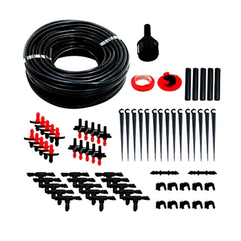 

71pcs 3/4inch Durable Lawn Mist Irrigation Kit Plant Flowers Home Balcony Backyard Agriculture Patio Watering System Garden