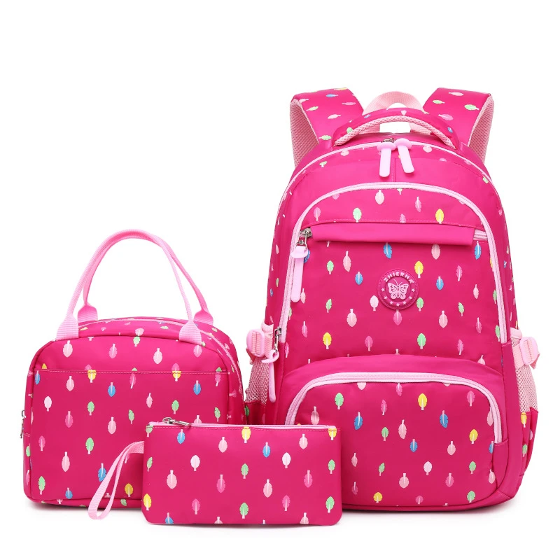 Mochilas escolares para niñas y estudiantes, lonchera aislante escuela primaria, juego de libros, Mochila escolar para niños|Mochilas escolares| - AliExpress