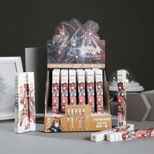 

New Blind Box Pen Series Hot Game ARKNIGHTS Impact Black Gel Pen 0.5mm Press Pen Students Gifts Peripheral Writing Stationery